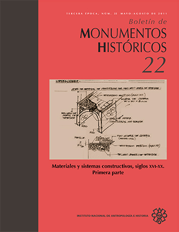 					Ver Núm. 22 (2011): Materiales y sistemas constructivos, siglos XVI-XX. Primera parte (Tercera Época)
				