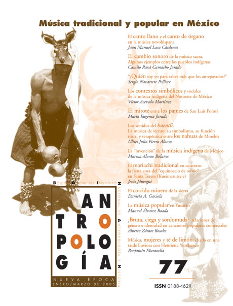 					View No. 77 (2005): Música tradicional y popular en México
				