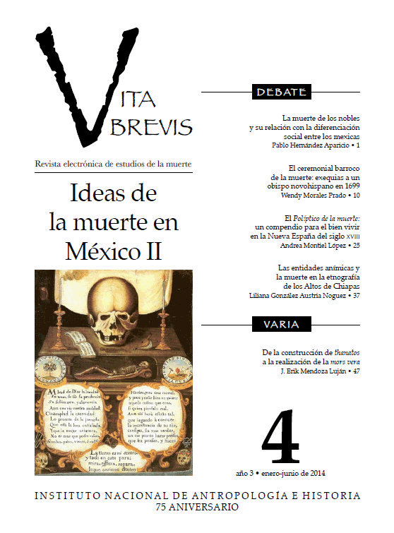 					View No. 4 (2014): Ideas de la muerte en México II
				